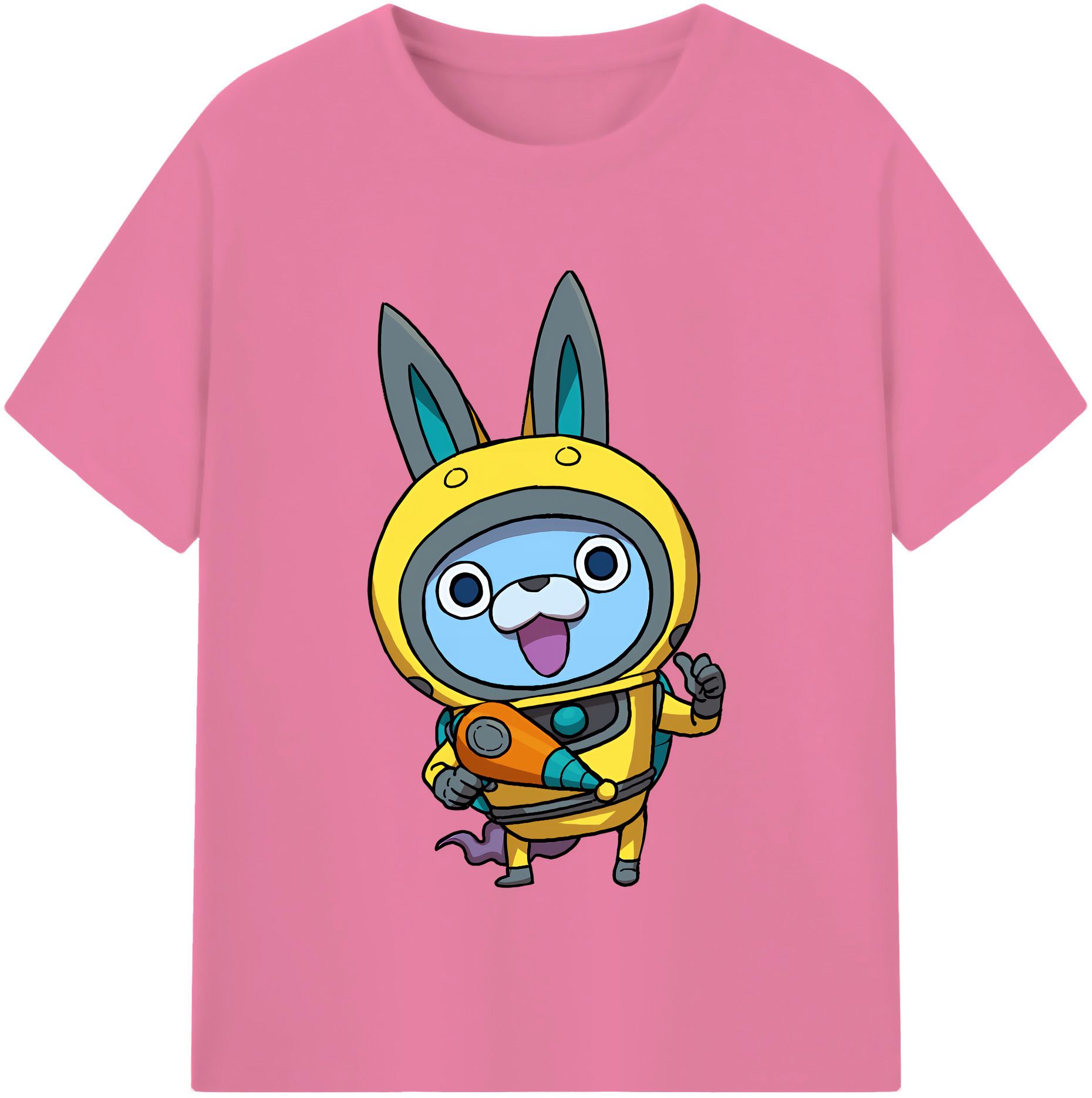 （画像用） 妖怪ウォッチ Yo-kai Watch 綿100％半袖Tシャツ（フロントプリント）